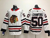 Chicago Blackhawks 50 Corey Crawford White Adidas Stitched NHL Jersey,baseball caps,new era cap wholesale,wholesale hats